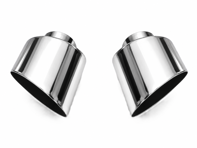 Fabspeed Single Wall Oval Bolt-On Tips. Porsche 993 Turbo (1995-1998) - 99311198101, 99311198201, 99311198103, 99311198203, 99311198104, 99311198204 - FS.POR.993T.SWOTB, FS.POR.993T.SWOTP, FS.POR.993T.SWOTBR